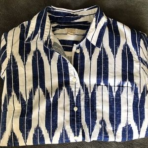 J CREW BUTTON DOWN BLOUSE